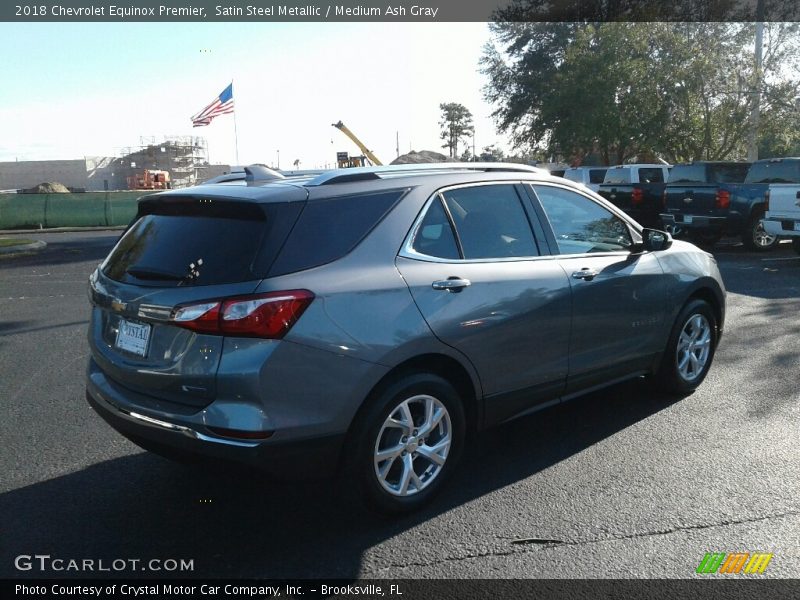 Satin Steel Metallic / Medium Ash Gray 2018 Chevrolet Equinox Premier