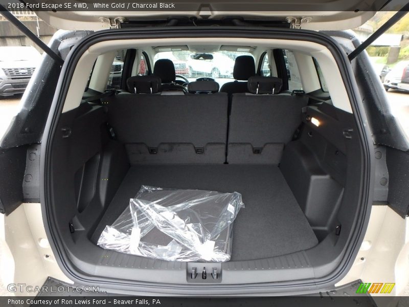 White Gold / Charcoal Black 2018 Ford Escape SE 4WD
