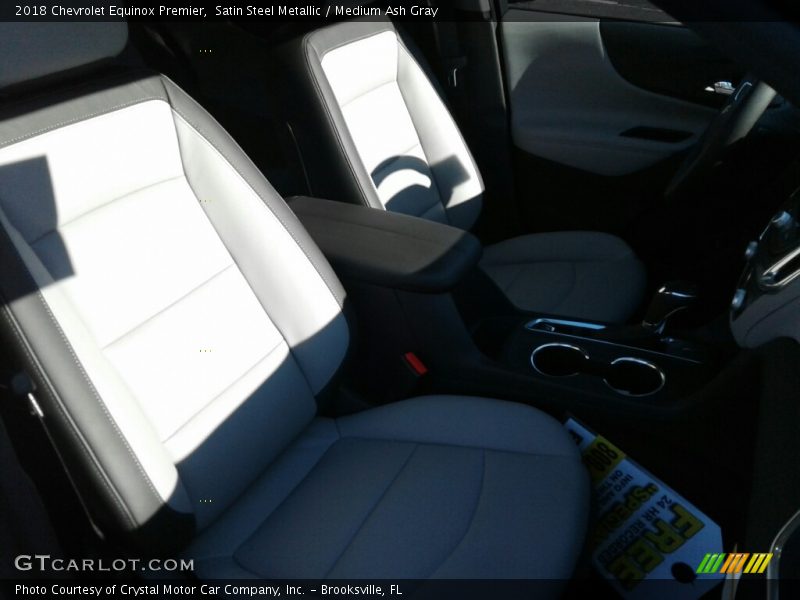 Satin Steel Metallic / Medium Ash Gray 2018 Chevrolet Equinox Premier
