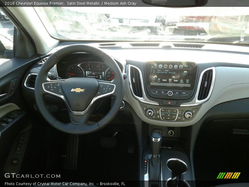 Satin Steel Metallic / Medium Ash Gray 2018 Chevrolet Equinox Premier