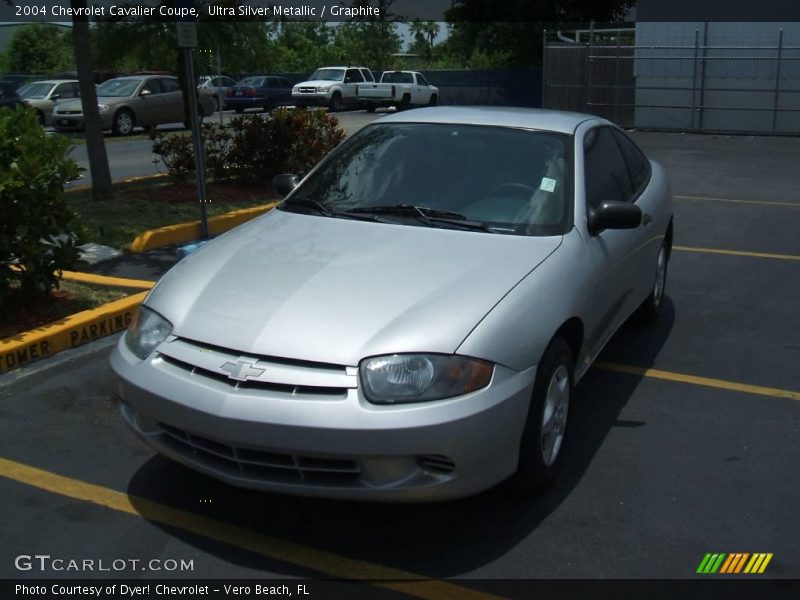 Ultra Silver Metallic / Graphite 2004 Chevrolet Cavalier Coupe