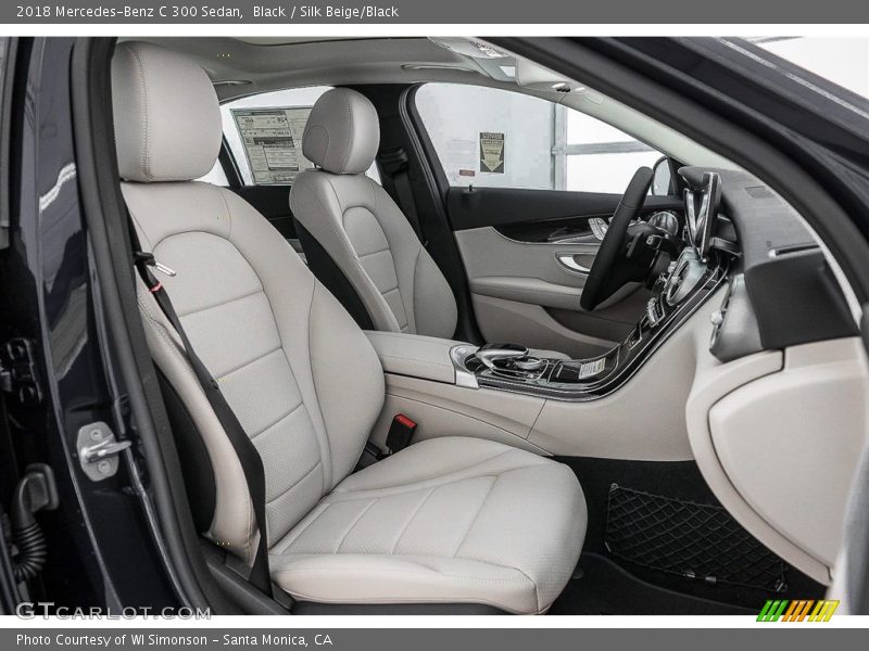 Black / Silk Beige/Black 2018 Mercedes-Benz C 300 Sedan