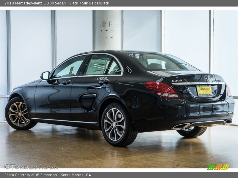 Black / Silk Beige/Black 2018 Mercedes-Benz C 300 Sedan