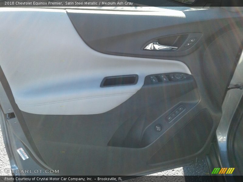 Satin Steel Metallic / Medium Ash Gray 2018 Chevrolet Equinox Premier
