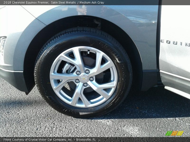 Satin Steel Metallic / Medium Ash Gray 2018 Chevrolet Equinox Premier