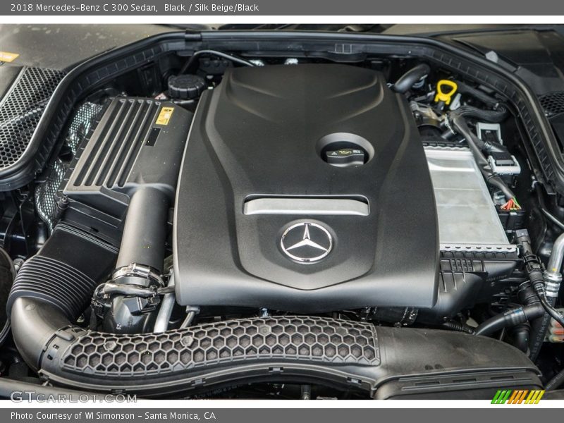 Black / Silk Beige/Black 2018 Mercedes-Benz C 300 Sedan