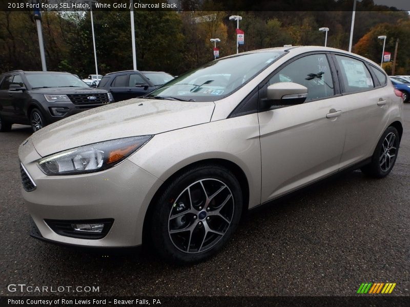 Front 3/4 View of 2018 Focus SEL Hatch