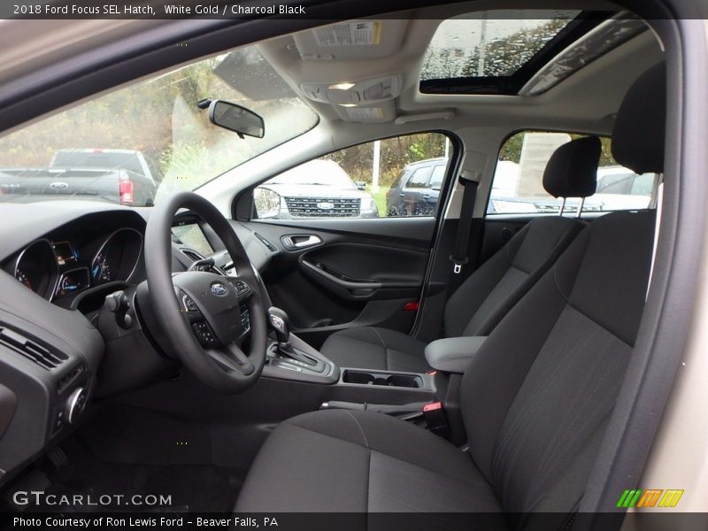  2018 Focus SEL Hatch Charcoal Black Interior