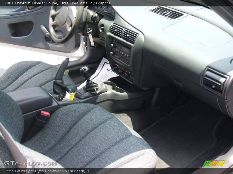 Ultra Silver Metallic / Graphite 2004 Chevrolet Cavalier Coupe