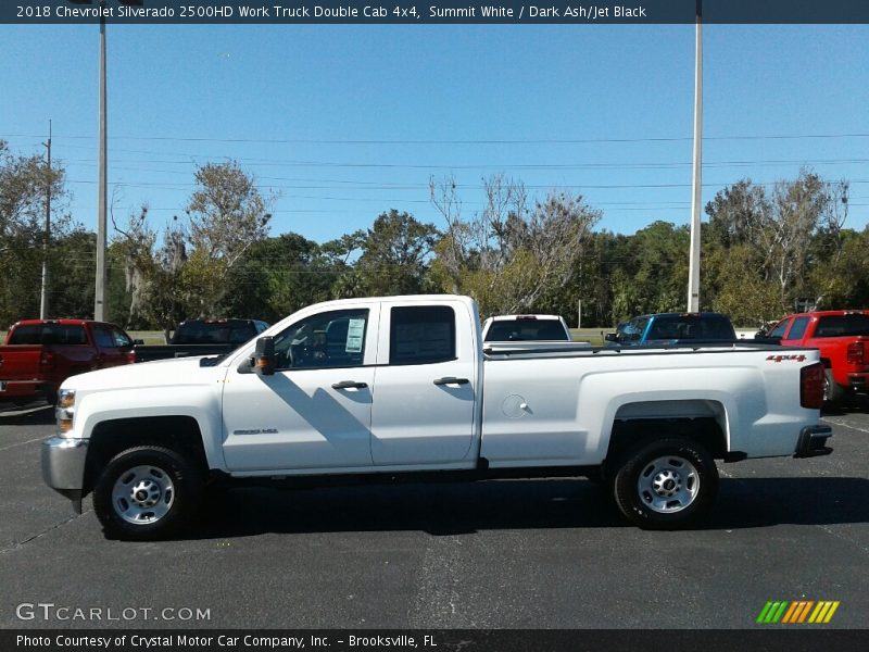 Summit White / Dark Ash/Jet Black 2018 Chevrolet Silverado 2500HD Work Truck Double Cab 4x4