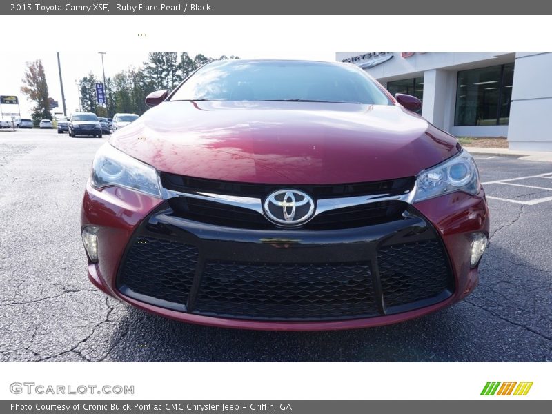 Ruby Flare Pearl / Black 2015 Toyota Camry XSE
