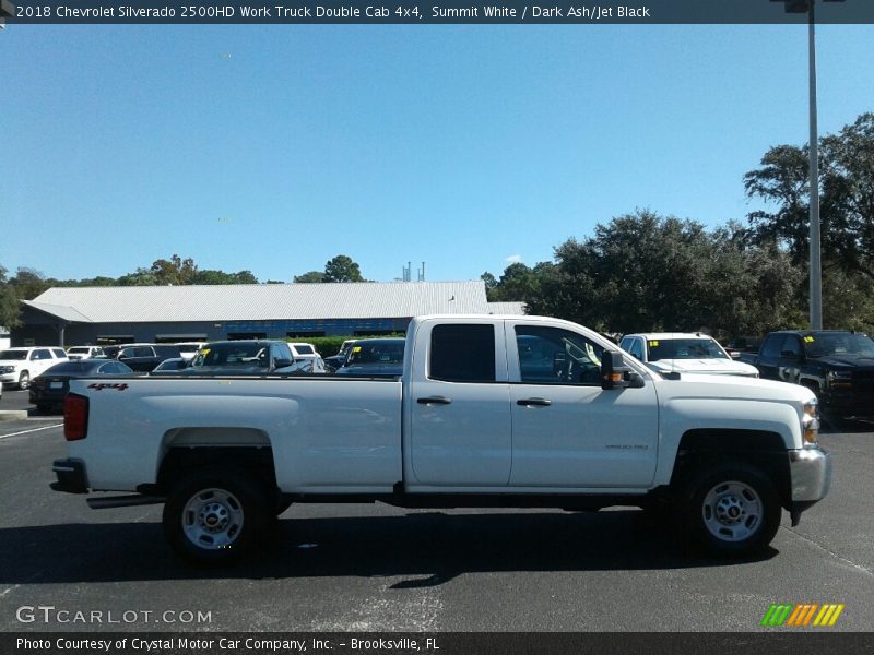 Summit White / Dark Ash/Jet Black 2018 Chevrolet Silverado 2500HD Work Truck Double Cab 4x4