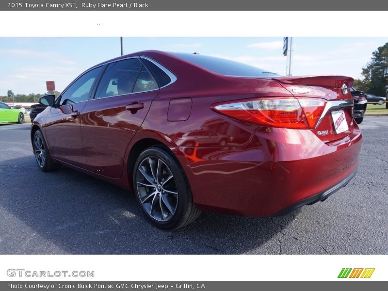Ruby Flare Pearl / Black 2015 Toyota Camry XSE