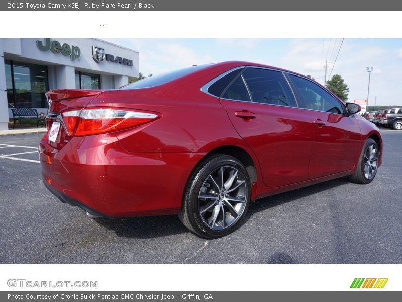Ruby Flare Pearl / Black 2015 Toyota Camry XSE