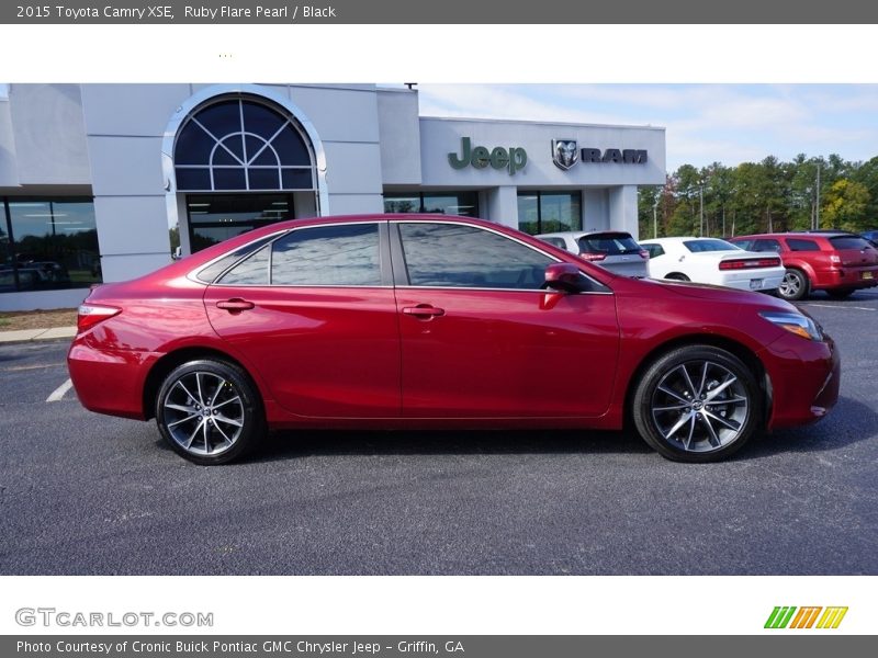Ruby Flare Pearl / Black 2015 Toyota Camry XSE