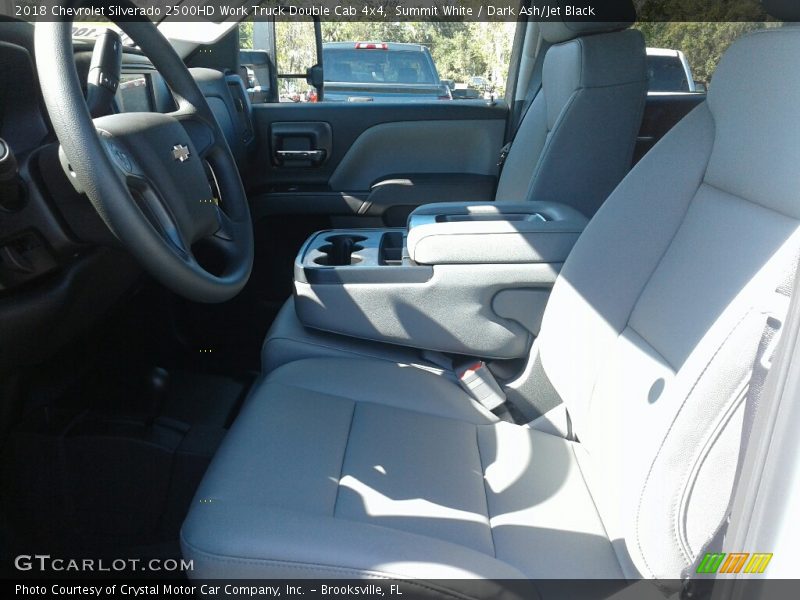 Summit White / Dark Ash/Jet Black 2018 Chevrolet Silverado 2500HD Work Truck Double Cab 4x4