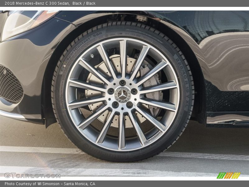 Black / Black 2018 Mercedes-Benz C 300 Sedan