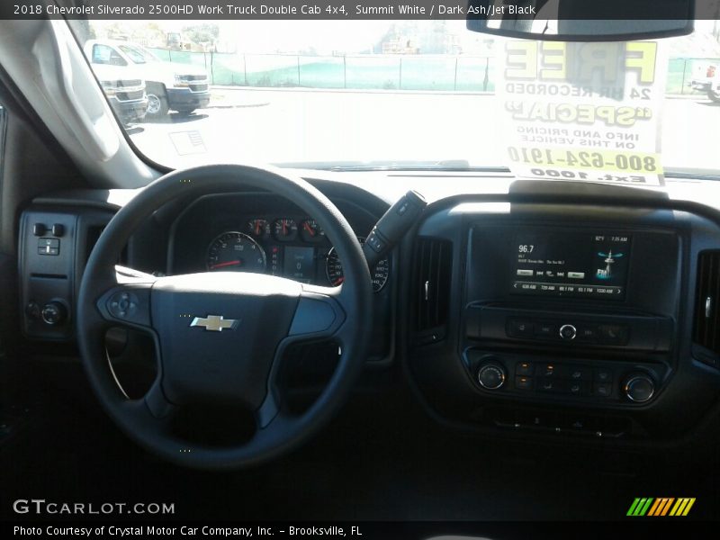 Summit White / Dark Ash/Jet Black 2018 Chevrolet Silverado 2500HD Work Truck Double Cab 4x4