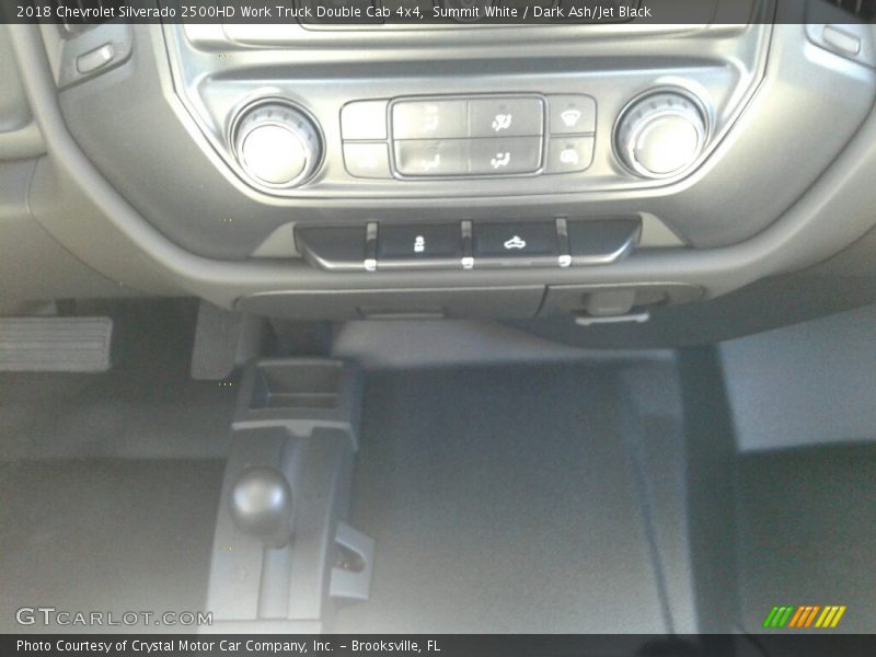 Summit White / Dark Ash/Jet Black 2018 Chevrolet Silverado 2500HD Work Truck Double Cab 4x4
