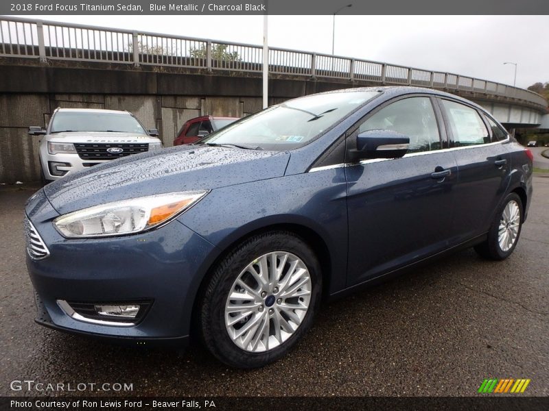 Front 3/4 View of 2018 Focus Titanium Sedan