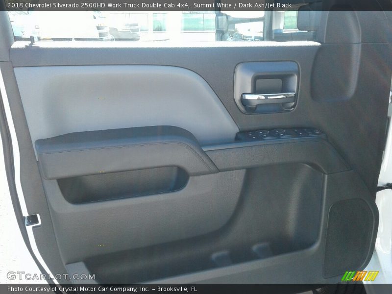 Summit White / Dark Ash/Jet Black 2018 Chevrolet Silverado 2500HD Work Truck Double Cab 4x4