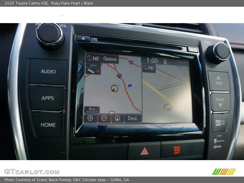 Ruby Flare Pearl / Black 2015 Toyota Camry XSE