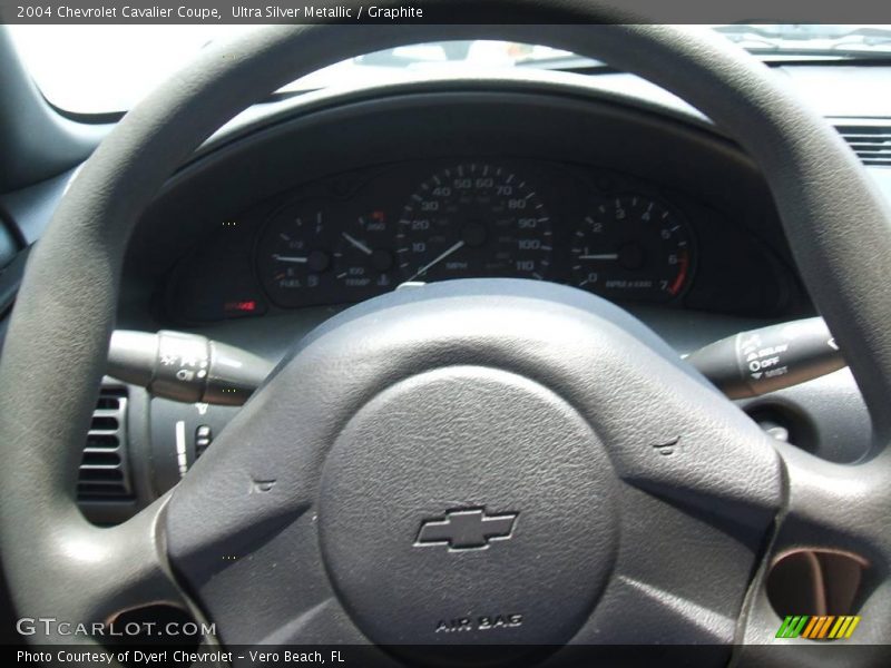 Ultra Silver Metallic / Graphite 2004 Chevrolet Cavalier Coupe