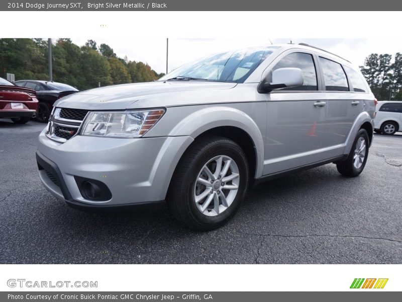 Bright Silver Metallic / Black 2014 Dodge Journey SXT