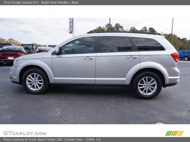 Bright Silver Metallic / Black 2014 Dodge Journey SXT