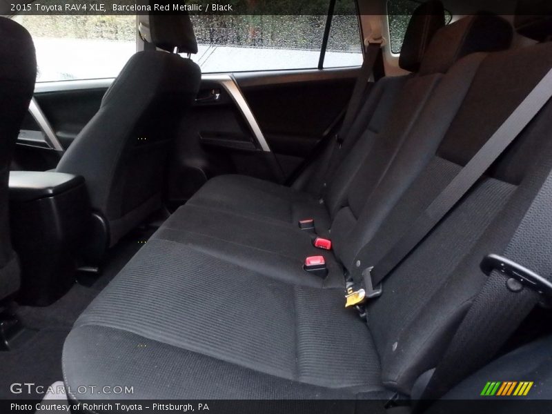 Barcelona Red Metallic / Black 2015 Toyota RAV4 XLE