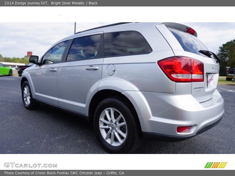 Bright Silver Metallic / Black 2014 Dodge Journey SXT