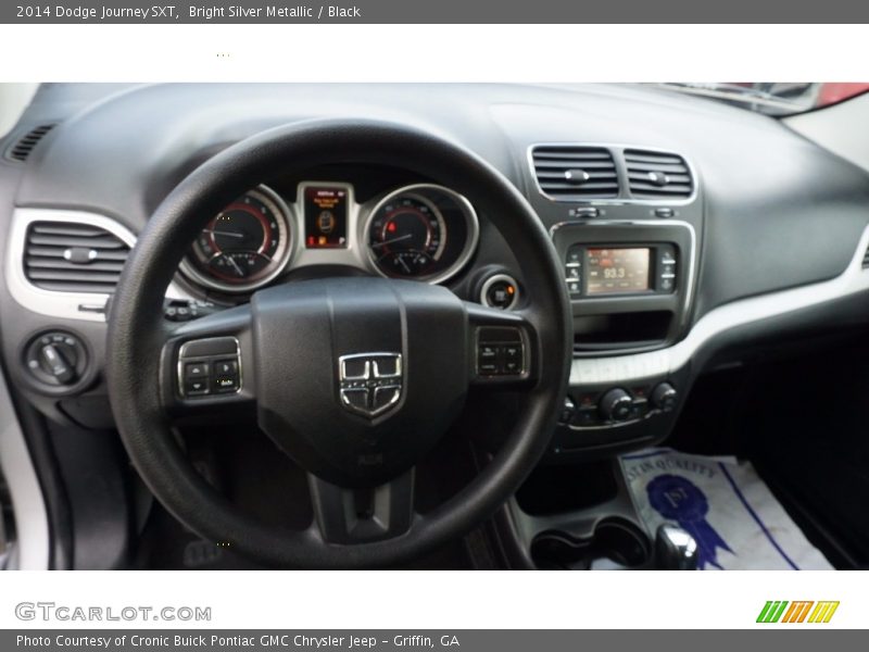 Bright Silver Metallic / Black 2014 Dodge Journey SXT