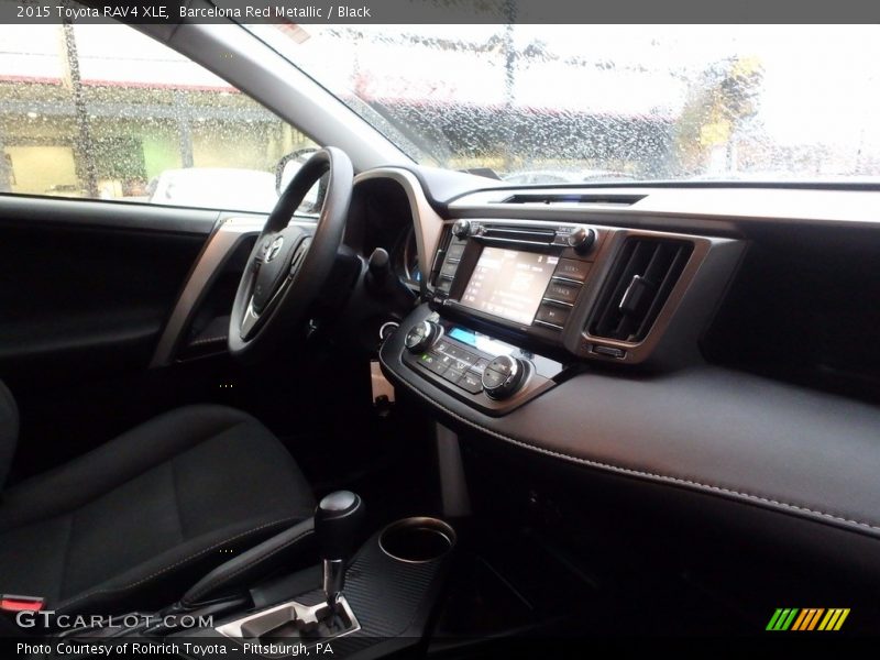 Barcelona Red Metallic / Black 2015 Toyota RAV4 XLE