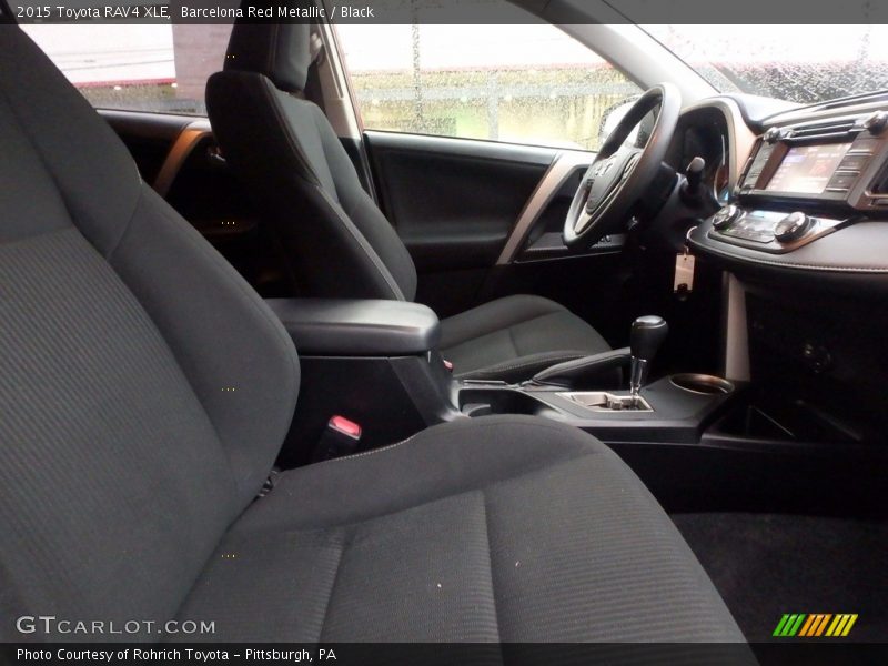 Barcelona Red Metallic / Black 2015 Toyota RAV4 XLE