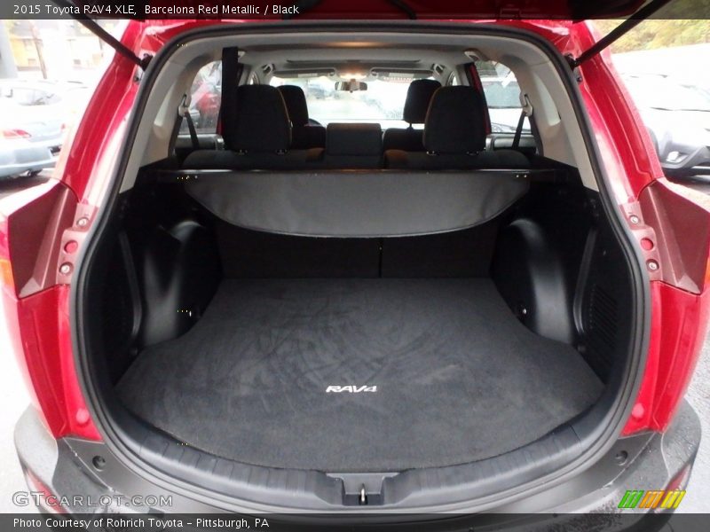 Barcelona Red Metallic / Black 2015 Toyota RAV4 XLE