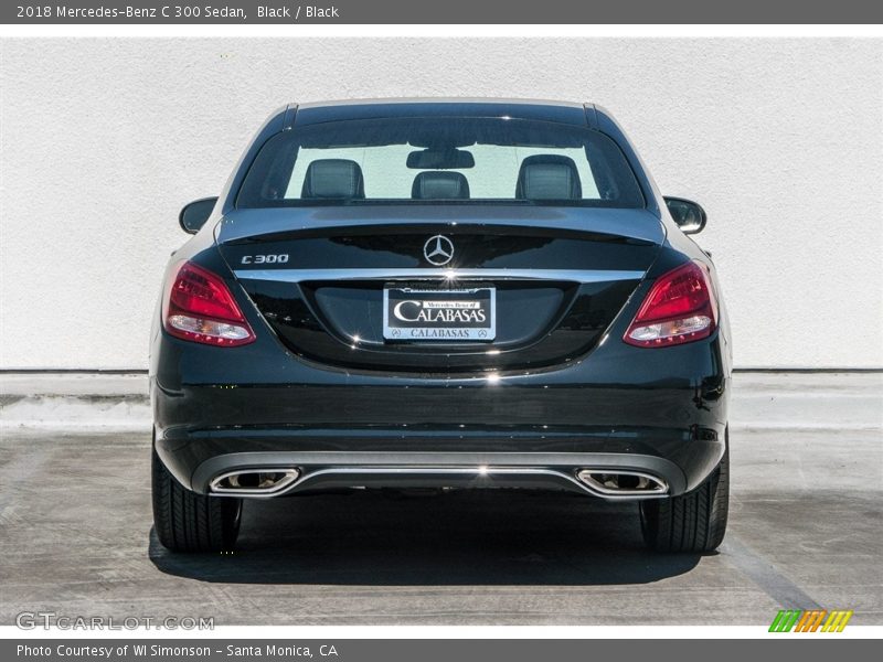 Black / Black 2018 Mercedes-Benz C 300 Sedan
