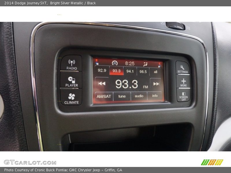 Bright Silver Metallic / Black 2014 Dodge Journey SXT