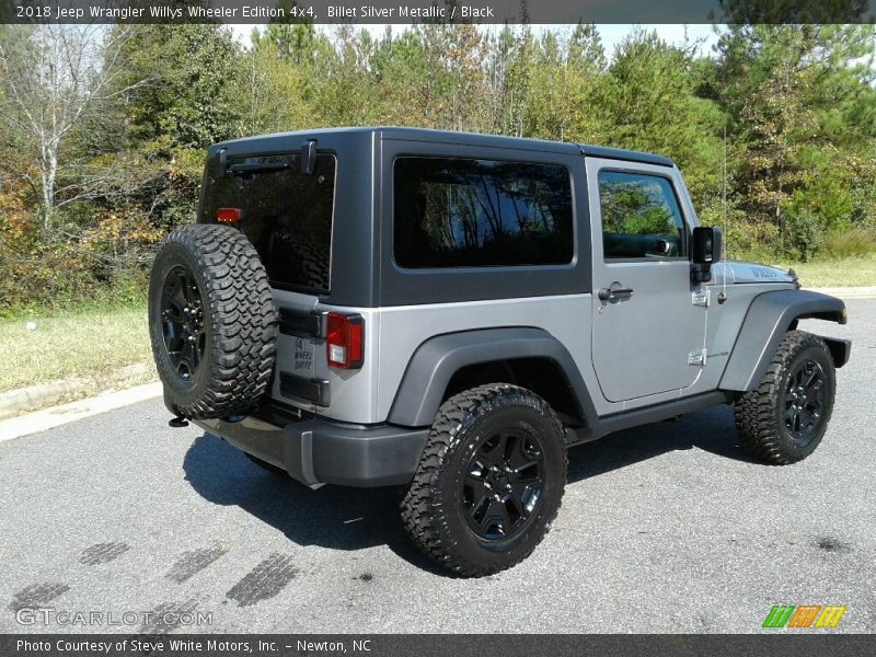 Billet Silver Metallic / Black 2018 Jeep Wrangler Willys Wheeler Edition 4x4