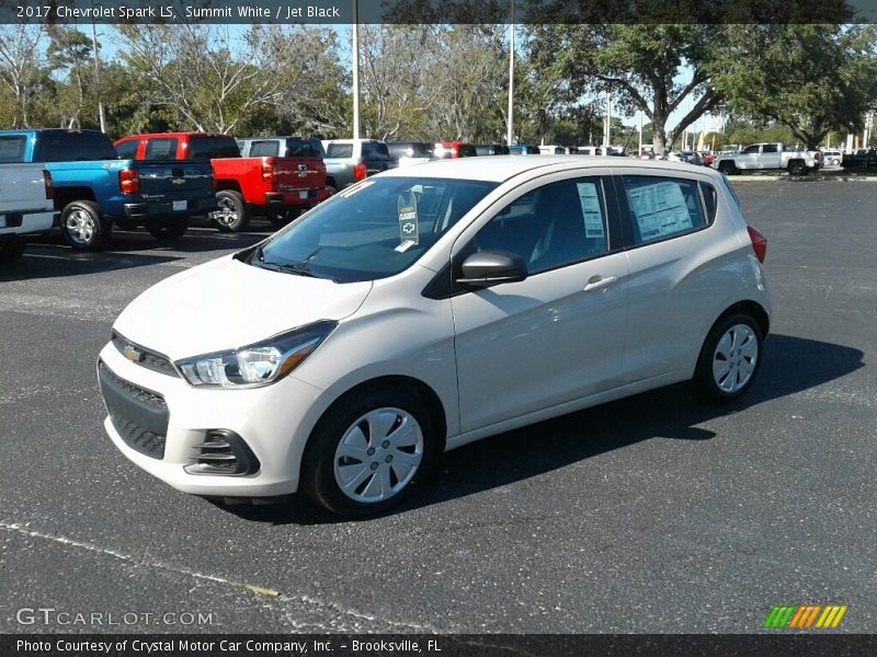 Summit White / Jet Black 2017 Chevrolet Spark LS