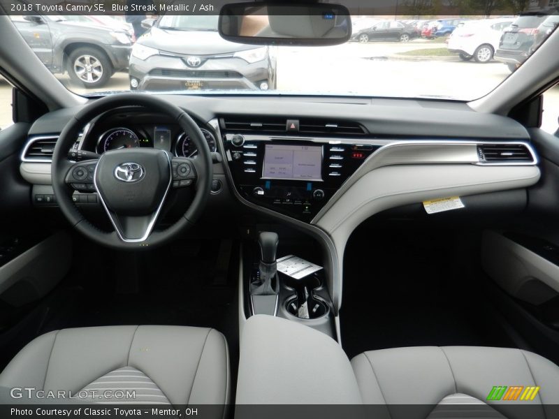 Blue Streak Metallic / Ash 2018 Toyota Camry SE