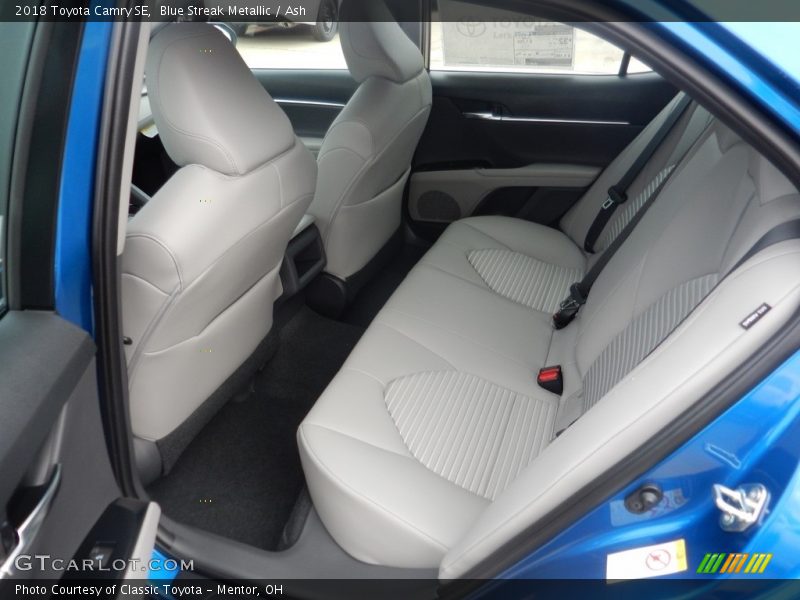 Blue Streak Metallic / Ash 2018 Toyota Camry SE