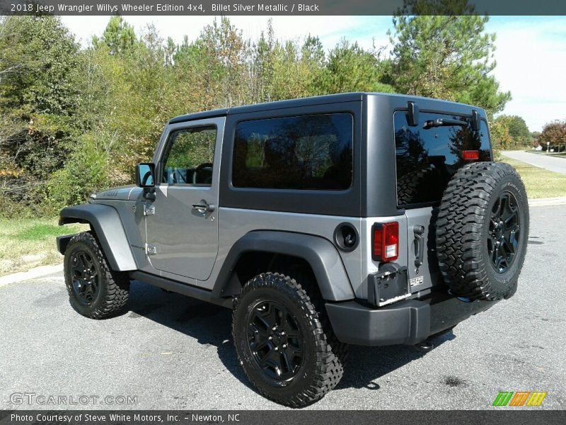 Billet Silver Metallic / Black 2018 Jeep Wrangler Willys Wheeler Edition 4x4