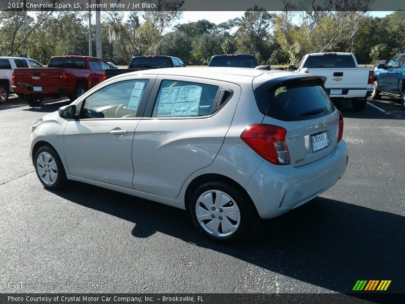 Summit White / Jet Black 2017 Chevrolet Spark LS