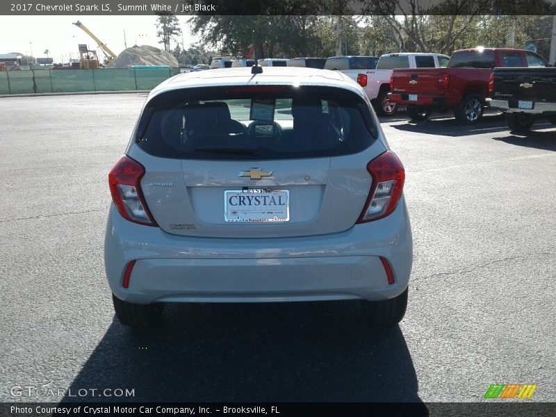 Summit White / Jet Black 2017 Chevrolet Spark LS