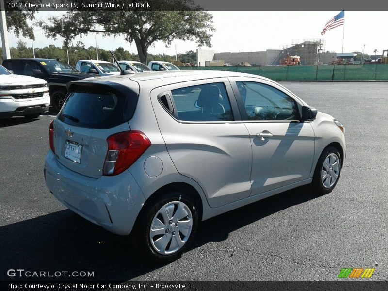 Summit White / Jet Black 2017 Chevrolet Spark LS