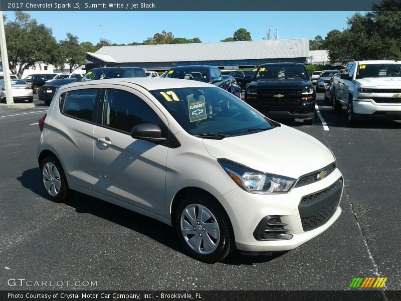 Summit White / Jet Black 2017 Chevrolet Spark LS