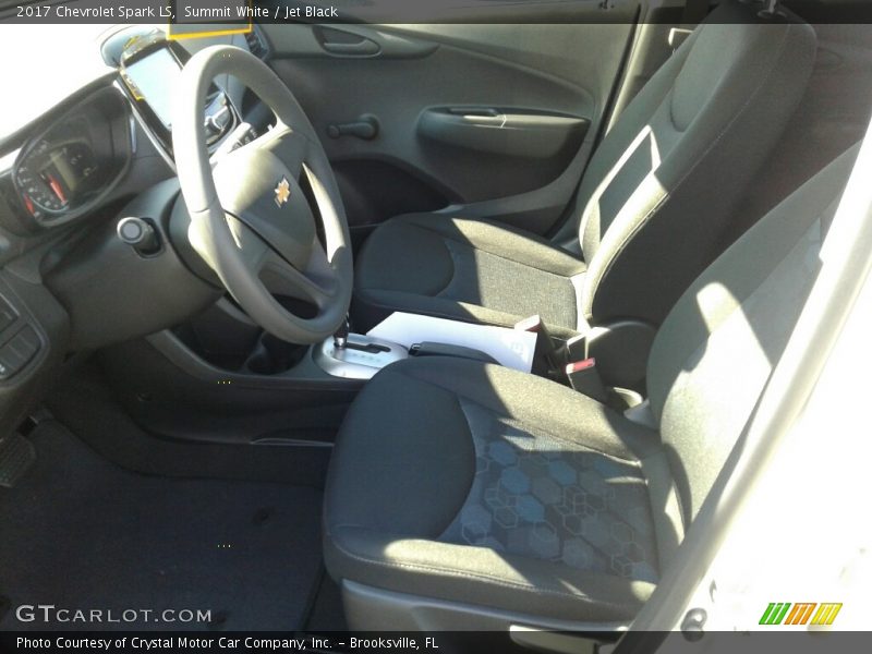 Summit White / Jet Black 2017 Chevrolet Spark LS