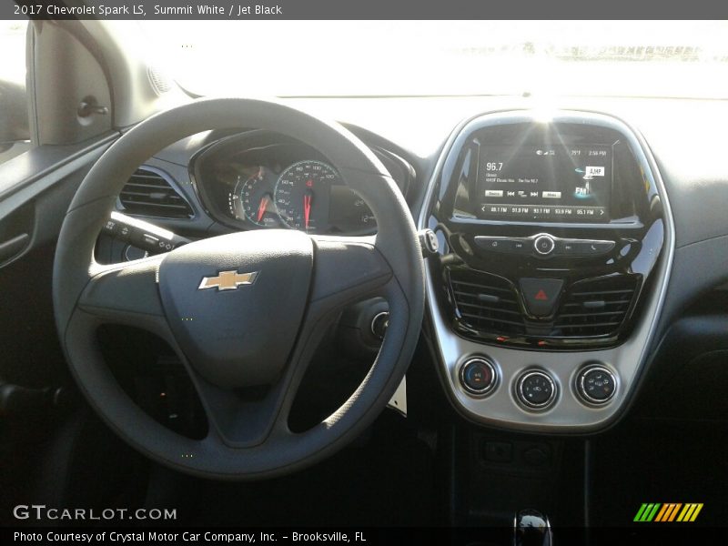 Summit White / Jet Black 2017 Chevrolet Spark LS