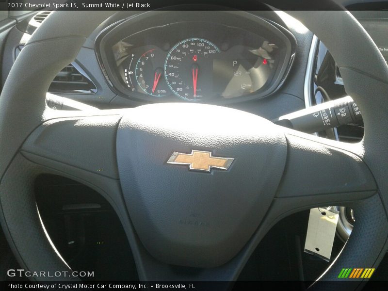 Summit White / Jet Black 2017 Chevrolet Spark LS