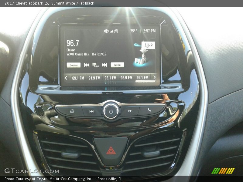 Summit White / Jet Black 2017 Chevrolet Spark LS